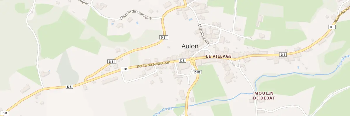 Plan du 14 Le Village à Aulon