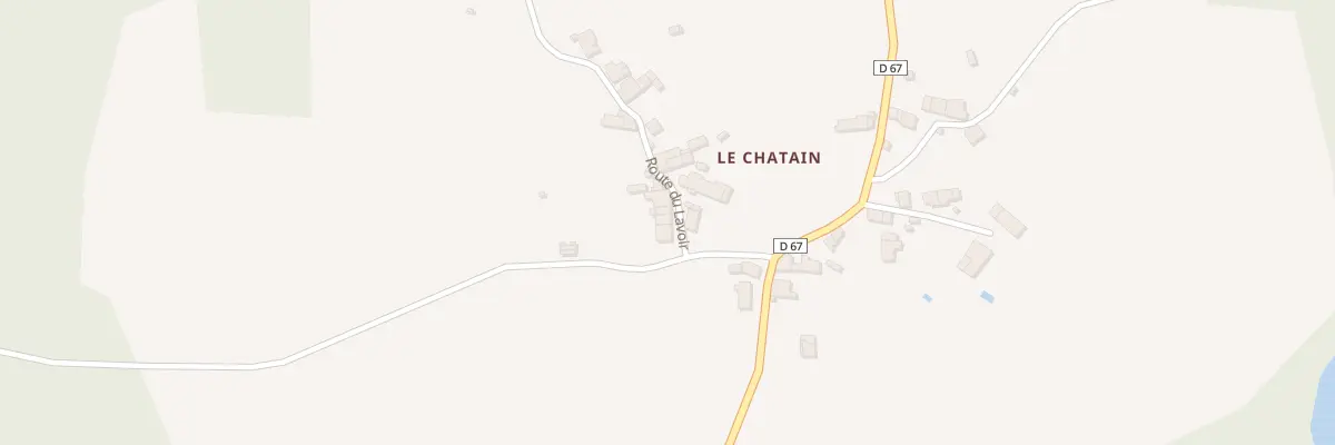 Plan du 5119 Le Chatain à Pensol