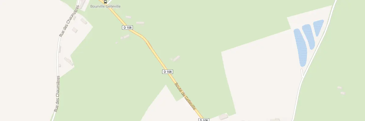 Plan du 1 Rte de Gelleville à Bourville