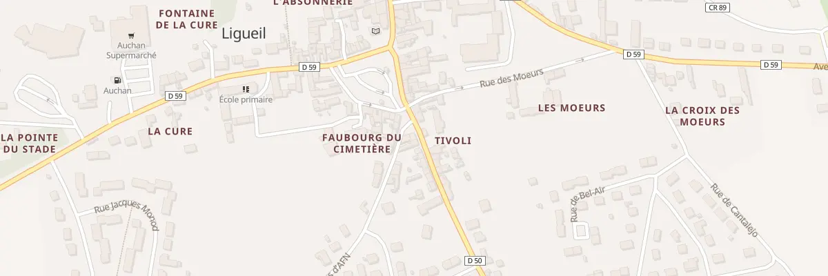 Plan du 1 Av du Huit Mai 1945 à Maillé