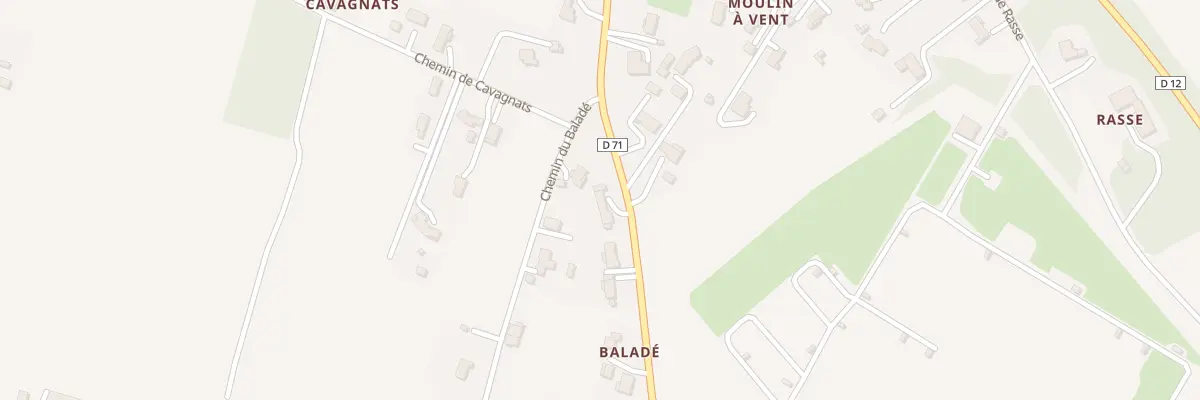 Plan du 502 Rte de Berneses à Donzac