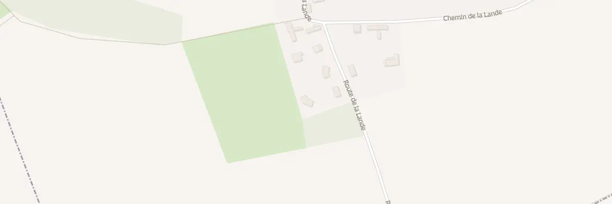 Plan du 5A Rte de la Lande à Mandres