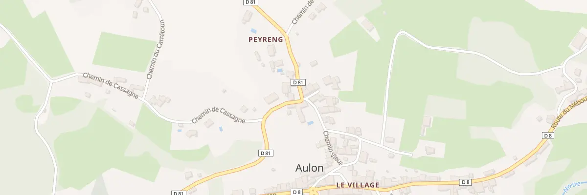 Plan du 32 Le Village à Aulon