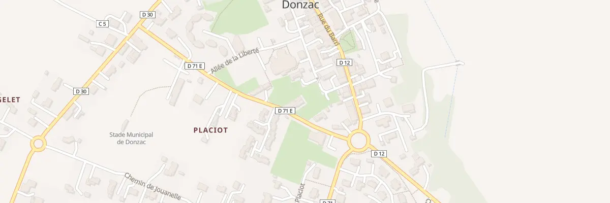 Plan du 14 Che des Ariaux à Donzac