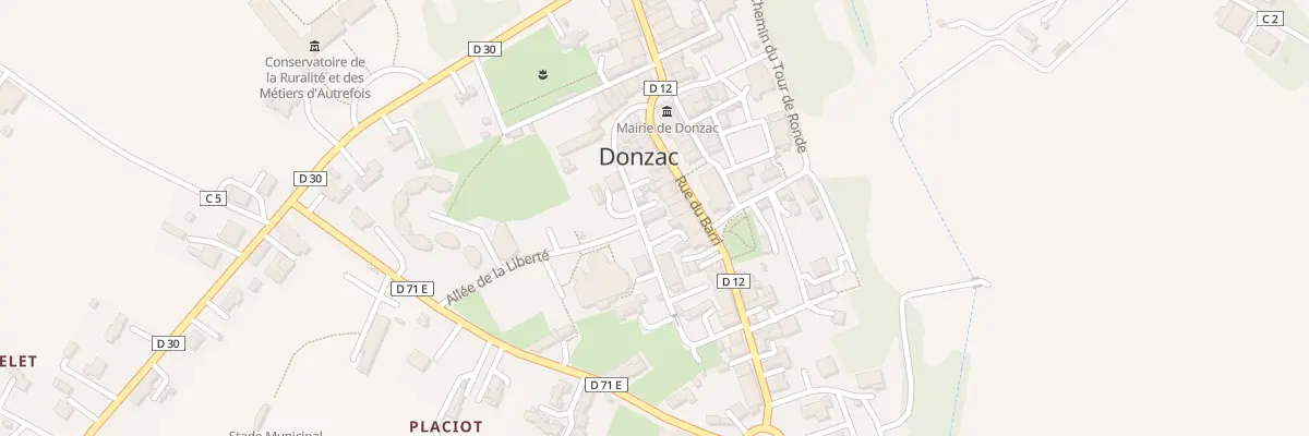 Plan du 36 Rue du Barri à Donzac