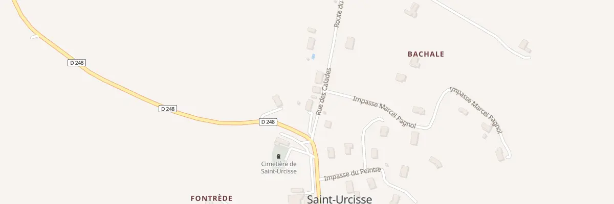 Plan du 3 Bourg Nord à Saint-Urcisse