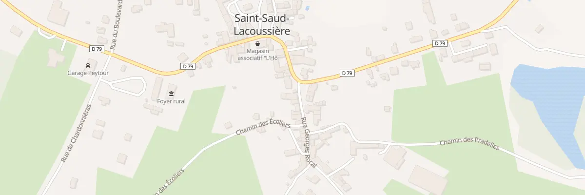 Plan du 4 Pl du 8 Mai 1945 à Saint-Saud-Lacoussière