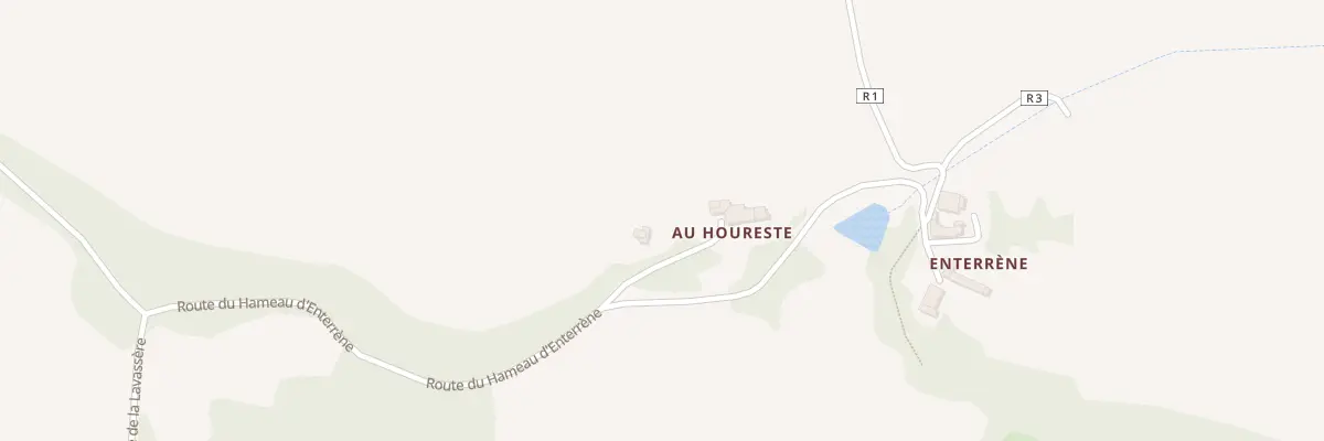 Plan du 5100 A Enterrene à Mauroux