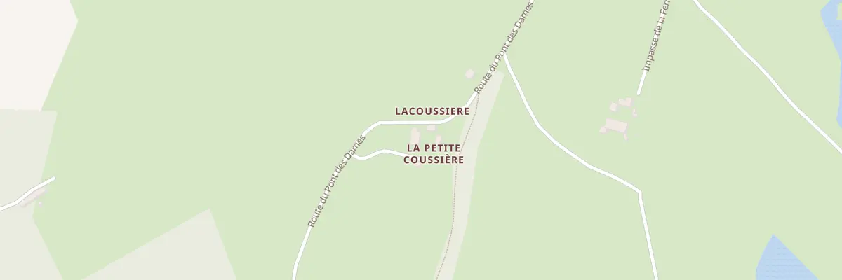 Plan du 403 Rte du Pont des Dames à Saint-Saud-Lacoussière