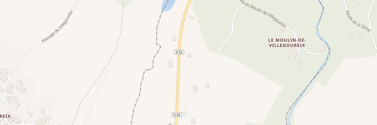 Plan du 40 Rte de Lascaux à Rochechouart