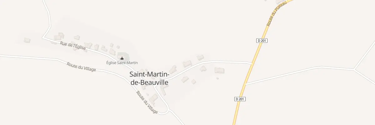 Plan du 1439 Rte du Village à Saint-Martin-de-Beauville