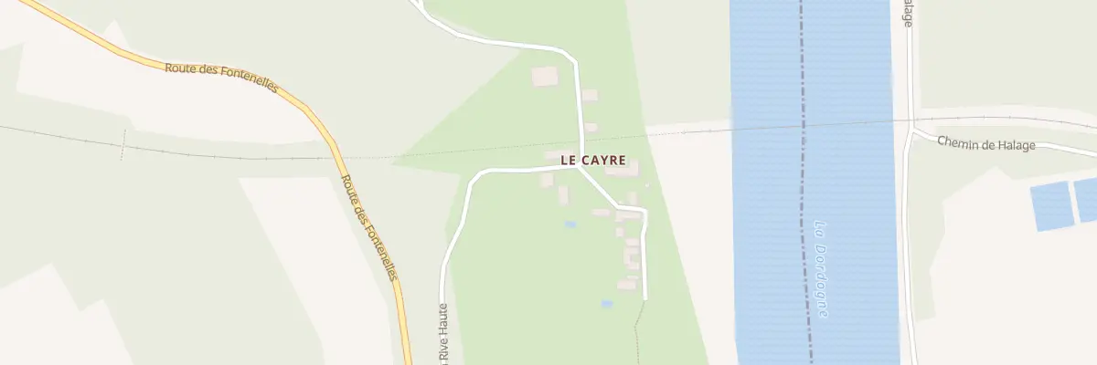 Plan du 2051 Rte de la Rive Haute à Calès