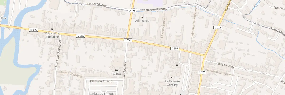 Plan du 91A Rue Saint-hilaire à Nogent-le-Rotrou