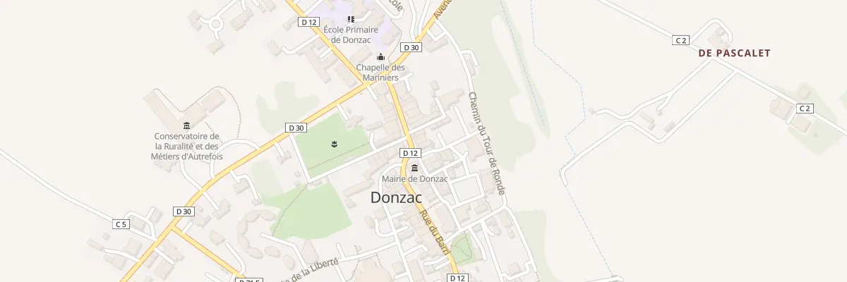 Plan du 1 Rue de Belleperche à Donzac