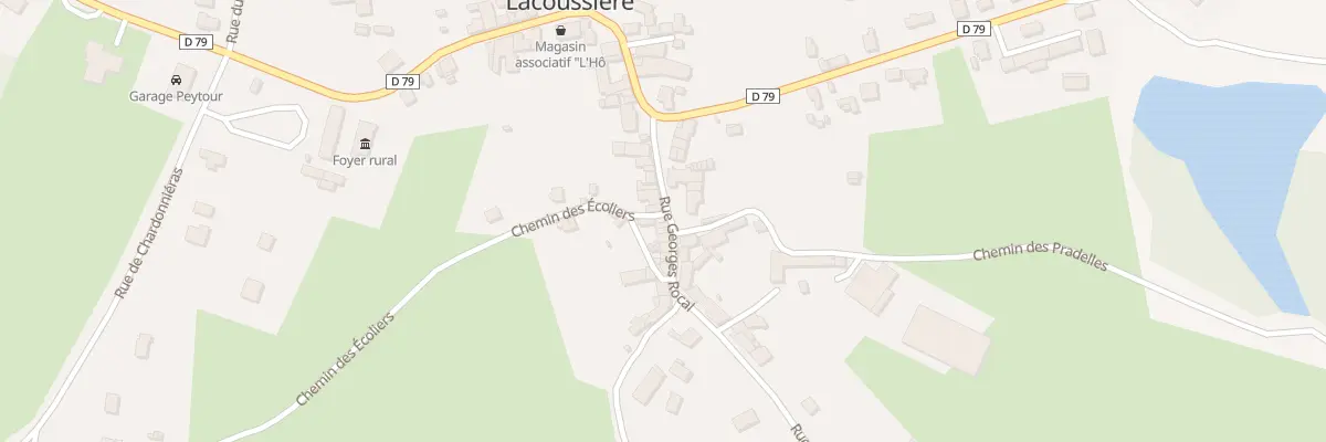 Plan du 1 Che des Ecoliers à Saint-Saud-Lacoussière