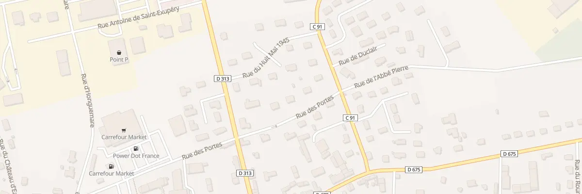 Plan du 60 Rue des Portes à Bourg-Achard