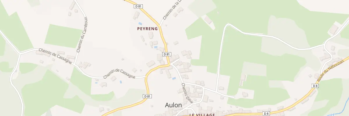 Plan de Peyreng à Aulon