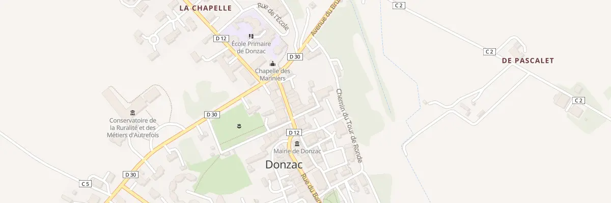 Plan du 13 Rue du Barri à Donzac
