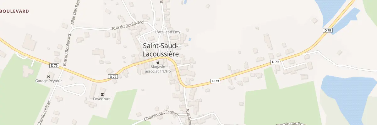 Plan du 3 Imp du Puits à Saint-Saud-Lacoussière