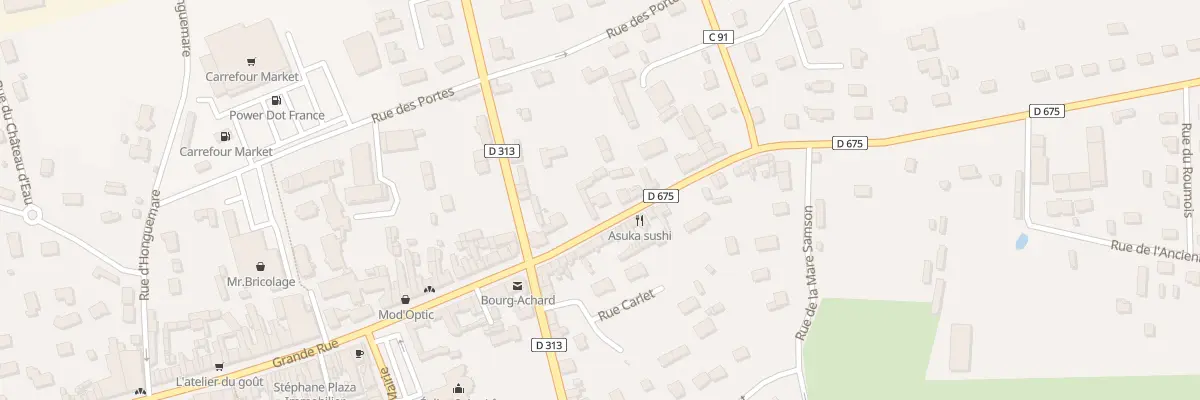 Plan du 620 Rue de Rouen à Bourg-Achard