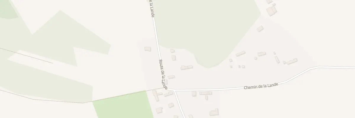 Plan du 1 Rte de la Lande à Mandres