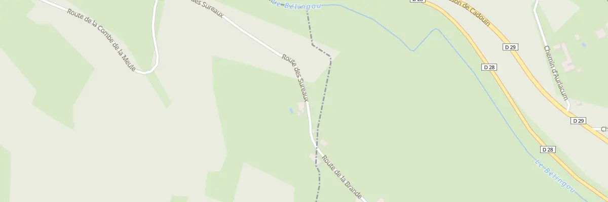 Plan du 33 La Brande à Badefols-sur-Dordogne