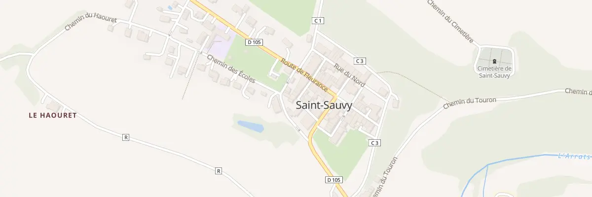 Plan du 42 Rue du Commerce à Saint-Sauvy