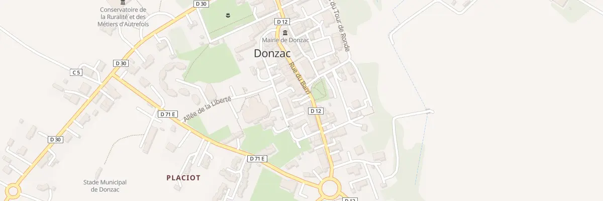 Plan du 42 Rue du Barri à Donzac