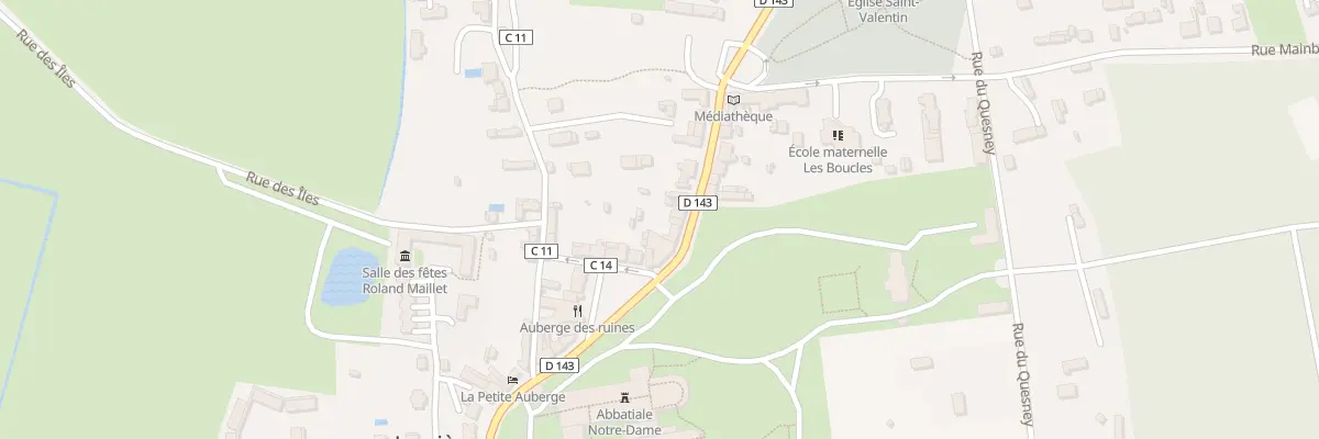 Plan du 249 Rue Guillaume le Conquerant à Jumièges