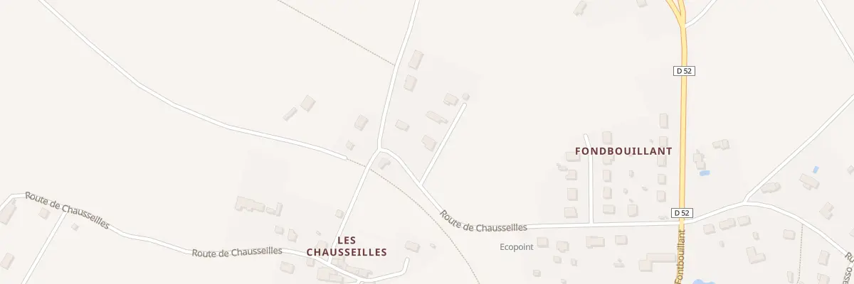 Plan du 17 Rte des Chausseilles à Rochechouart
