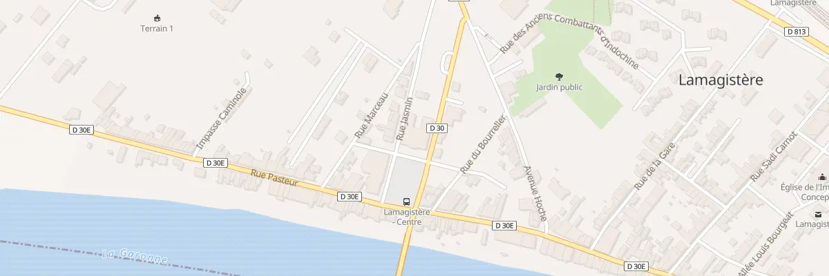 Plan du 5143A Pl du Quatorze Juillet à Lamagistère