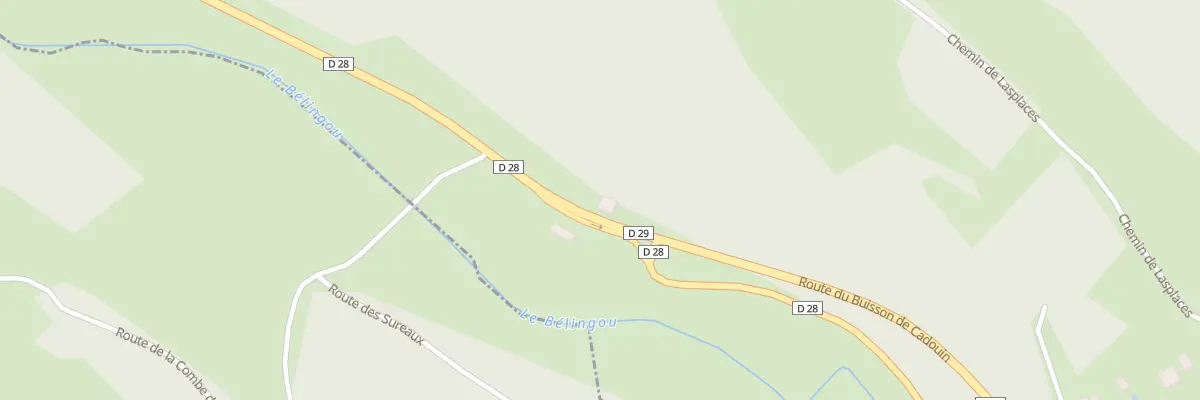Plan du 1098 Rte du Buisson de Cadouin à Calès