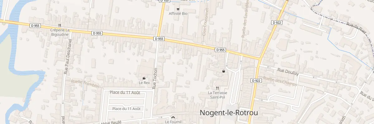 Plan du 101B Rue Saint-hilaire à Nogent-le-Rotrou