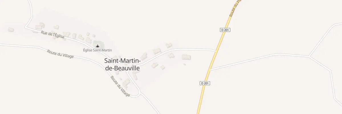 Plan du 5119 Plaine de Saint Martin à Saint-Martin-de-Beauville