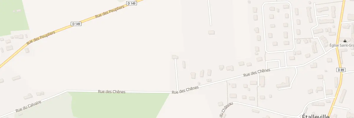 Plan du 28 Rue des Chenes à Étalleville