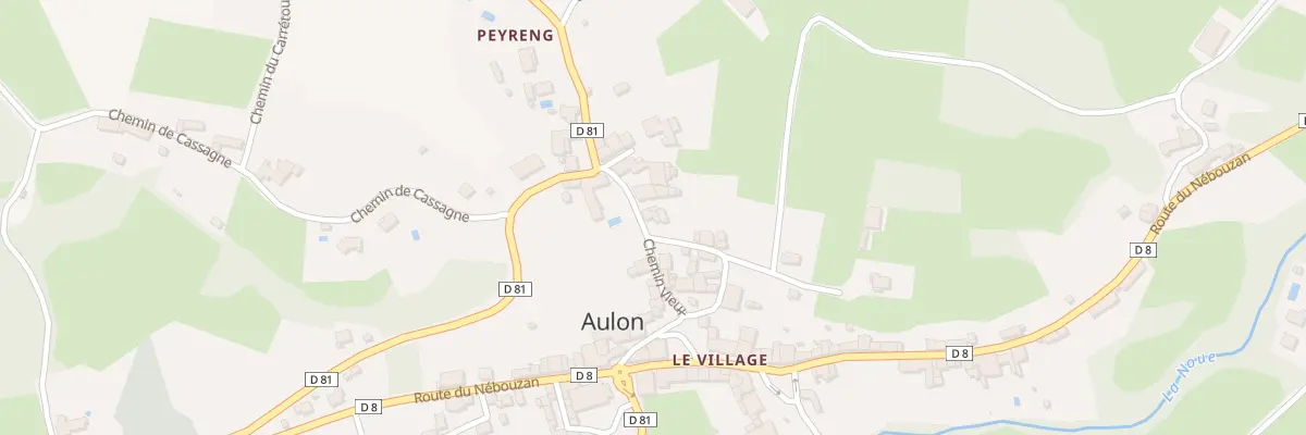 Plan du 42 Le Village à Aulon