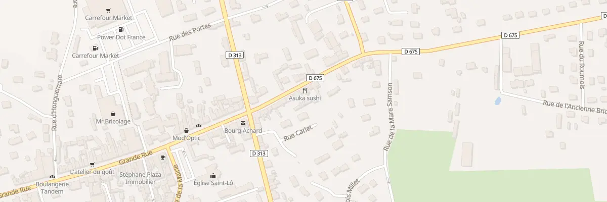 Plan du 609B Rue de Rouen à Bourg-Achard