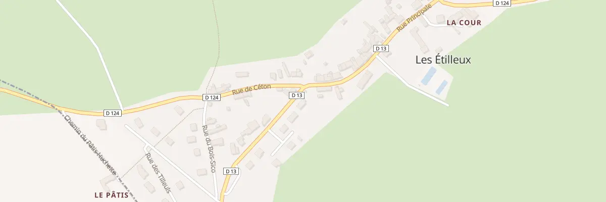 Plan du 68 Rue de Saint-bomer aux Étilleux