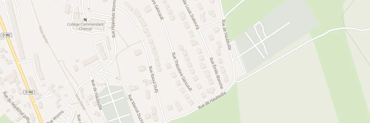 Plan du 122 Rue Théodore Géricault au Trait