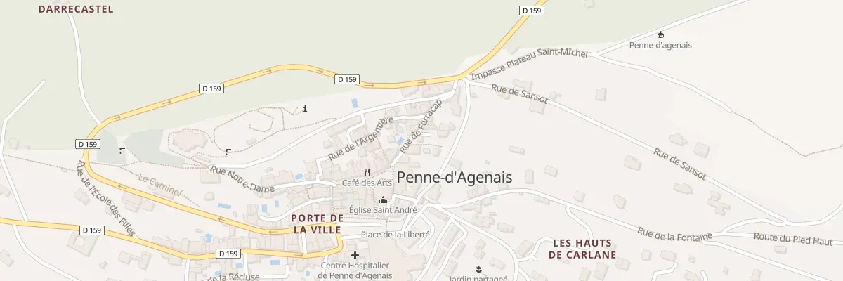 Plan du 9 Rue de Ferracap à Penne-d’Agenais