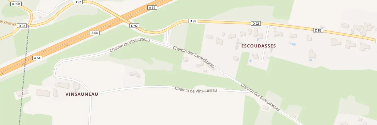 Plan du 17 Chem des Escoudasses à Saint-Médard
