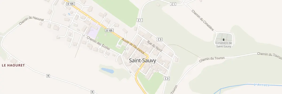 Plan du 29 Rue de l’Eglise à Saint-Sauvy