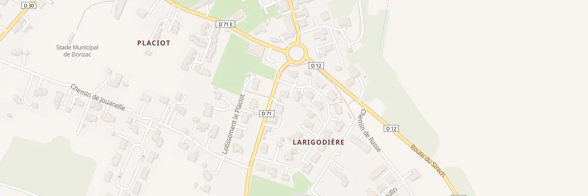 Plan du 23 Lot Larigodiere à Donzac