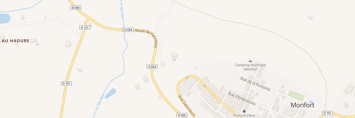 Plan du 5347 Rte de Fleurance à Monfort