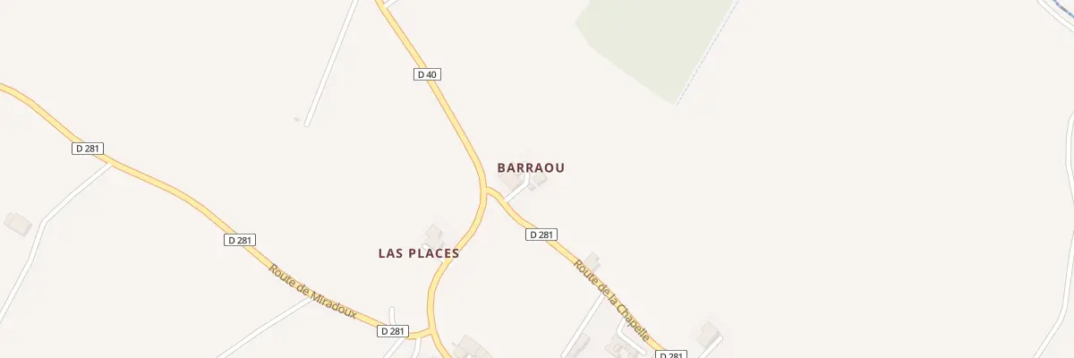 Plan du 5031 Derriere Cassagne à Peyrecave
