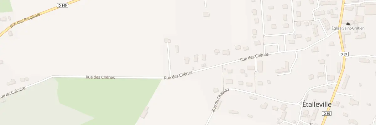 Plan du 26 Rue des Chenes à Étalleville