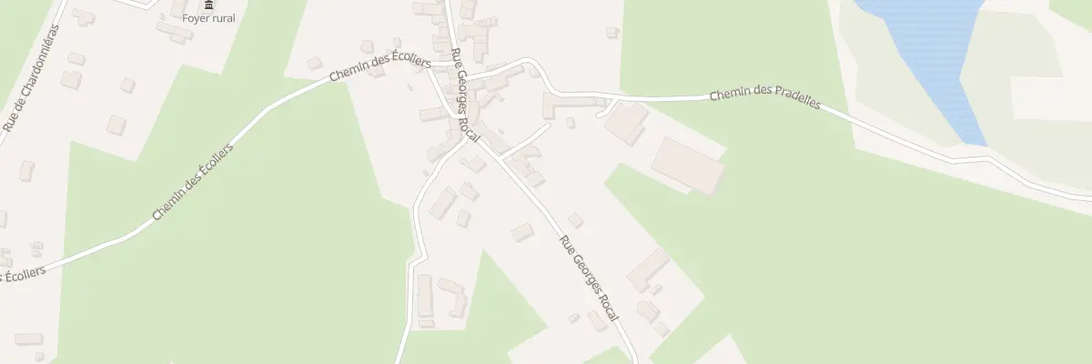 Plan du 15 Rue Georges Rocal à Saint-Saud-Lacoussière