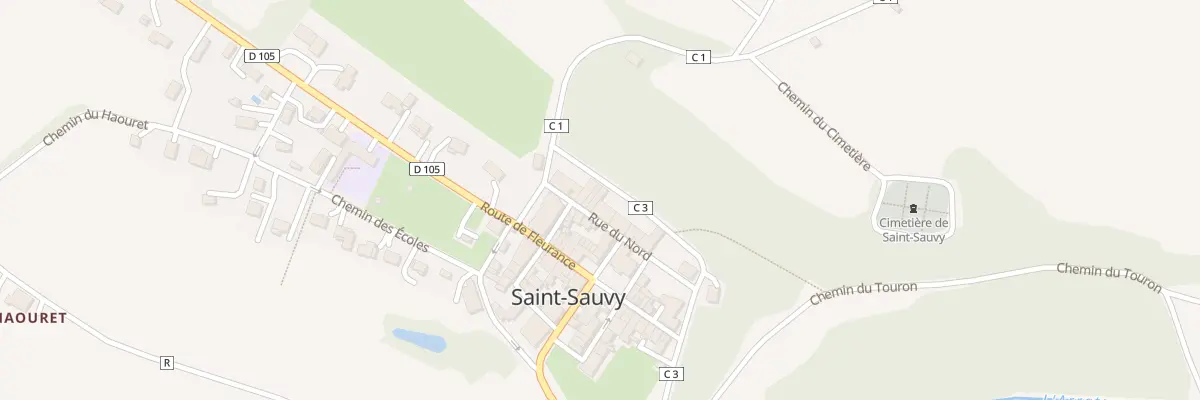 Plan du 5164 Au Village à Saint-Sauvy