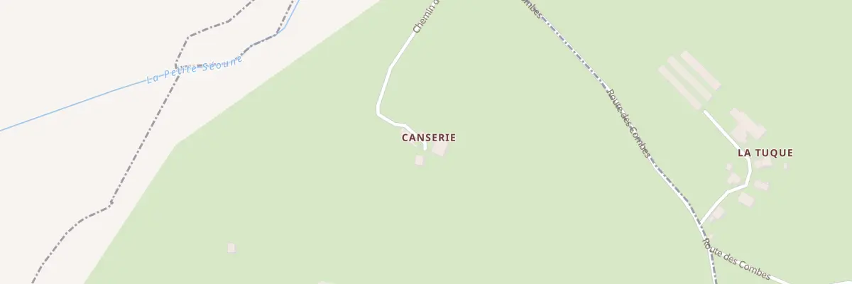 Plan du 280 Che de Canserle à Saint-Martin-de-Beauville
