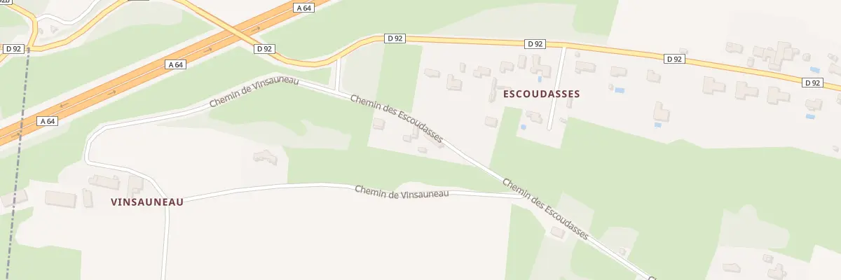 Plan du 14 Escoudasses à Saint-Médard